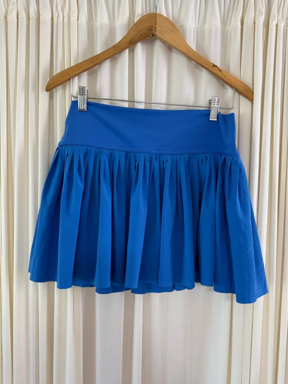 Aerie Offline All Aces Tennis Skort Bright Royal Blue Pleated Skirt Pickleball - Picture 2 of 5